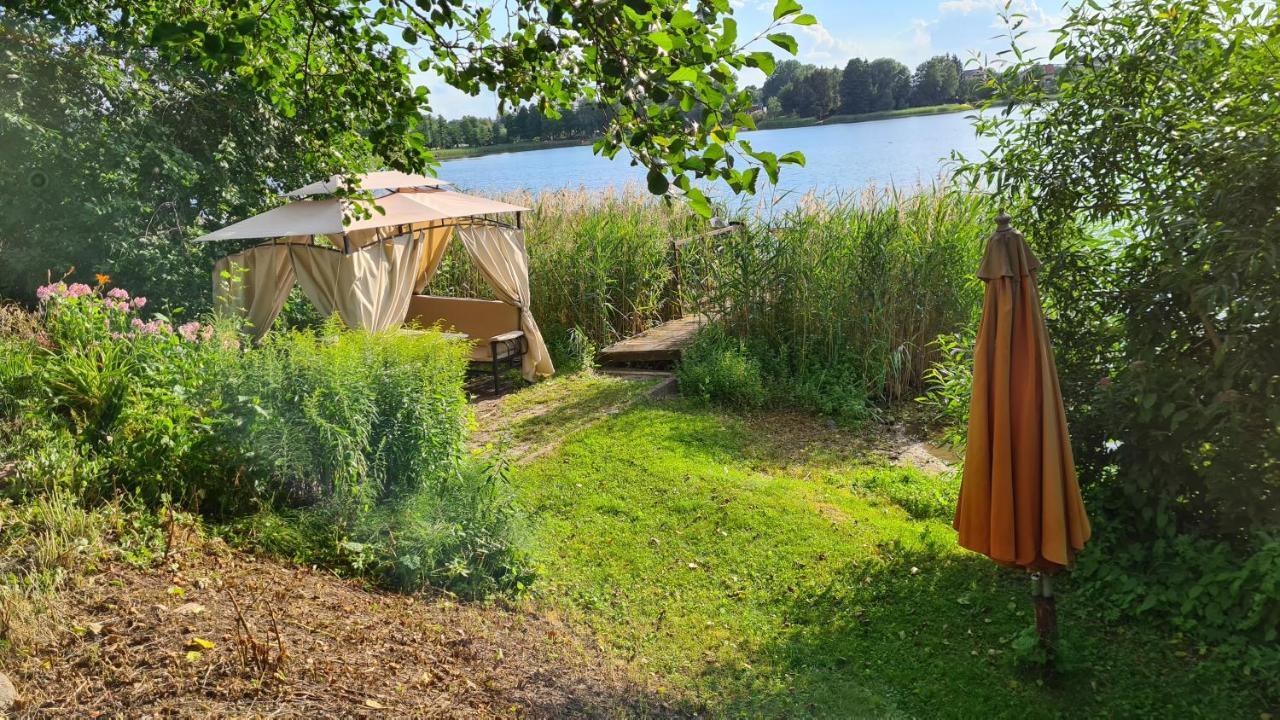 Ezerkiemis Hotell Trakai Exteriör bild