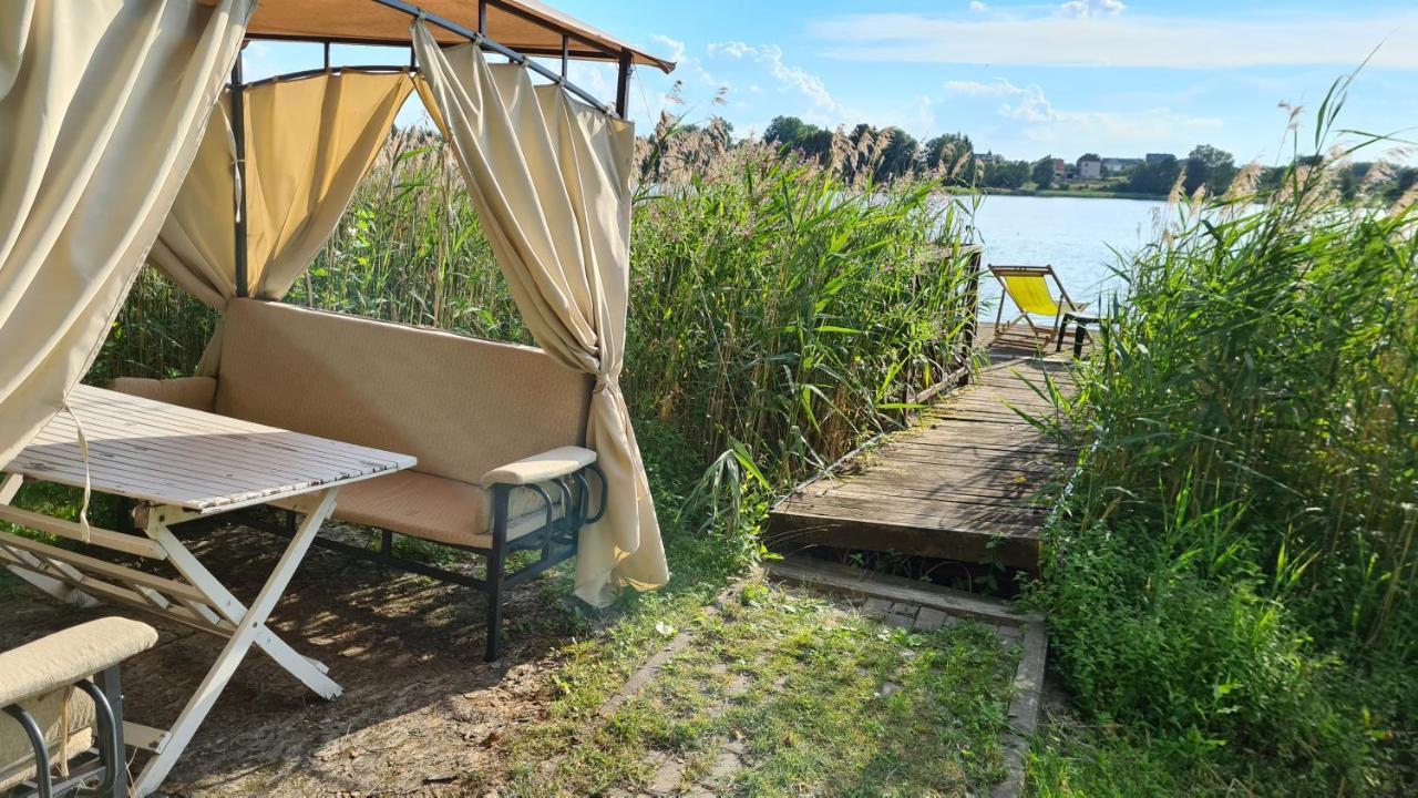 Ezerkiemis Hotell Trakai Exteriör bild