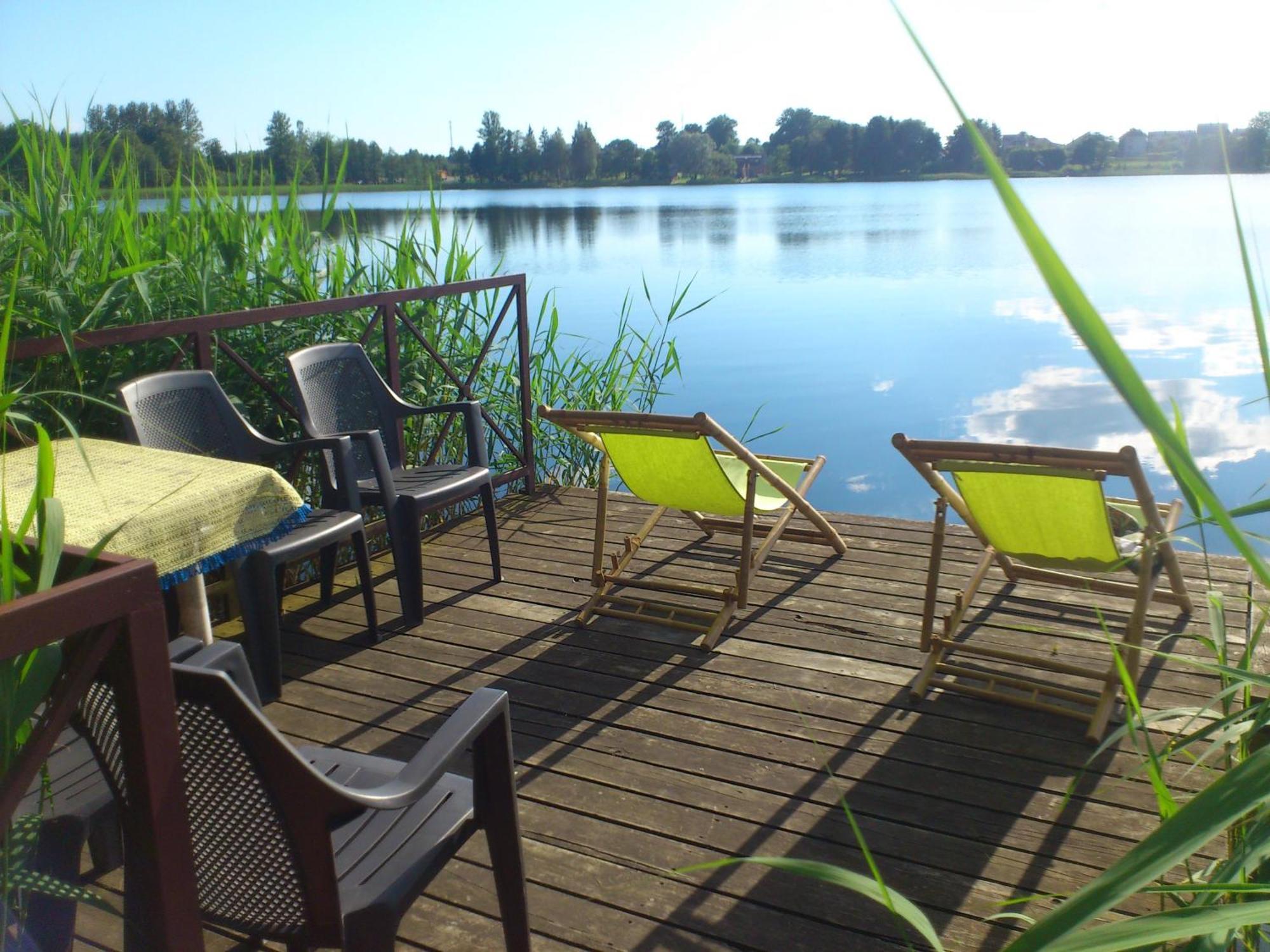 Ezerkiemis Hotell Trakai Exteriör bild
